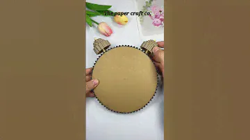 How to Make Wall clock at home | Homemade paper wall clock | #papercraft | #diycrafts | #wallclock |