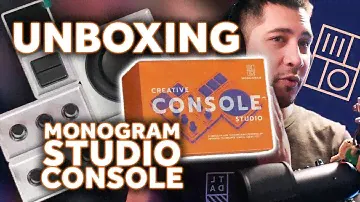 Unboxing the Monogram Studio Console on Stream #monogram #photoediting #unboxing