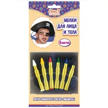 FANCY CREATIVE, Мелки для лица и тела 6 шт. FANCY CREATIVE