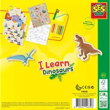 Образовательный набор SES Creative I learn dinosaurs