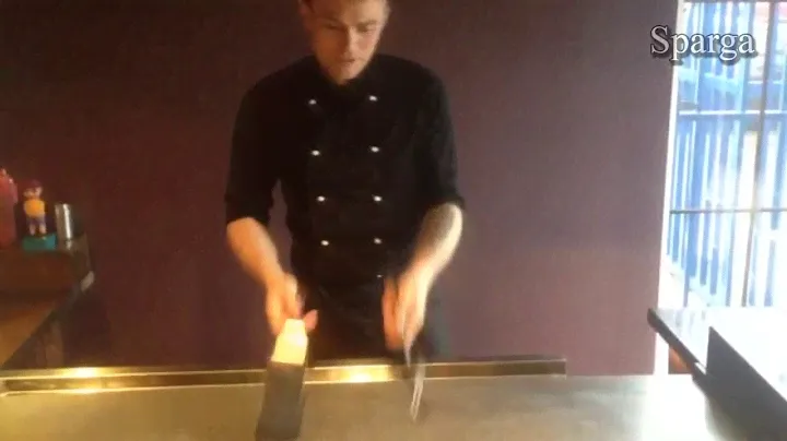Teppanyaki.Теппан яки.Тренировка.Теппан шоу.