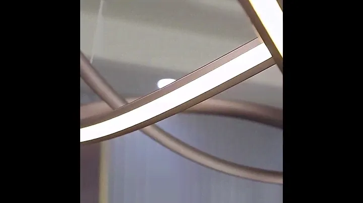 Stylish Pendant lamp Interior Design LED Lighting Stepless Dimming Remote Control