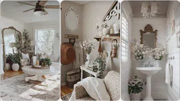 RUSTIC ANTIQUE Farmhouse decorating ideas & design with a touch of Shabby Chic Vintage style